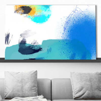 «Dream with Me II» par Ruth Fromstein - peinture sur toile à cadre flottant