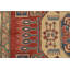 Kazak Rug 6' X 9’2” Red Wool Tribal Hand-Knotted Oriental Carpet