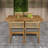 Multi-Person Outdoor Acacia Wood Dining Table And Chair Set, Thick Cushions-862894881