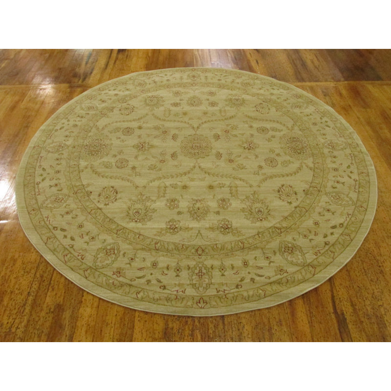 Moore Oriental Indoor Rug, Round 6'1"