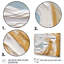 Nébuleuse spirale dorée et blanche II sur toile-660355051-660355050