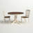 Alyssha 4-Person Round Solid Wood Dining Set-1440573219