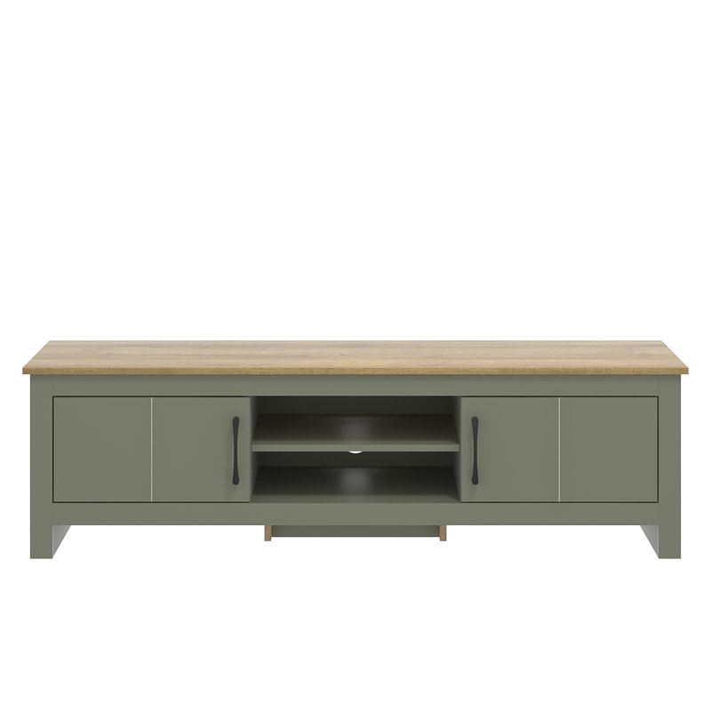 Limestone TV Stand for TVs up to 65", Kale Green
