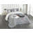 Ambesonne Cat Bedspread Set Couple Fishbone Black White Grey-105337230