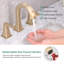 Widespread Bathroom Sink Faucet With Pop-up Drain-102360895