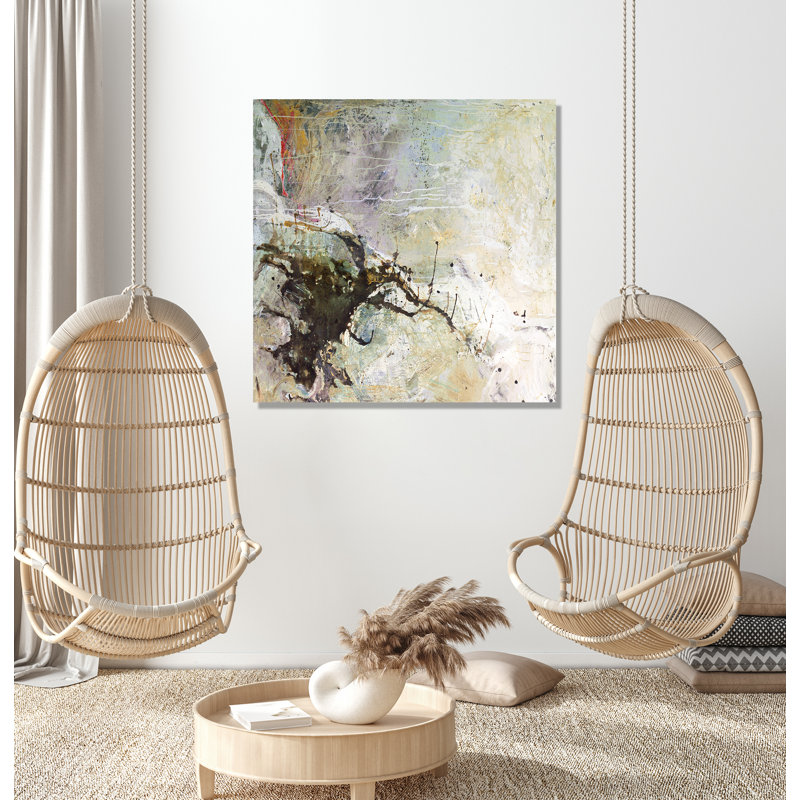 Mystic Print by John Beard, White Framed Canvas, 48" H x 48" W x 1.5" D