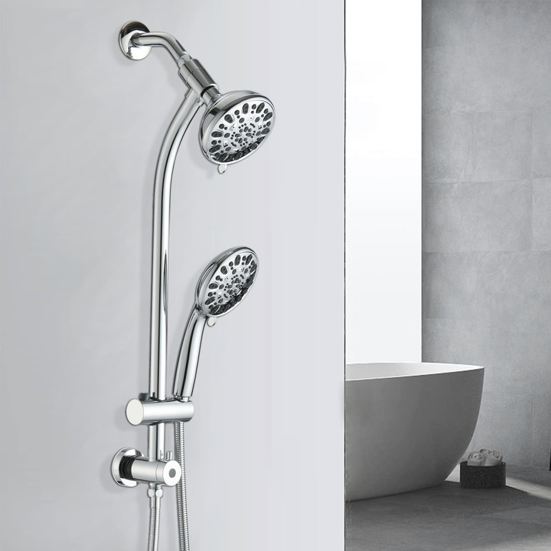 Dual Shower Head 1.8 GPM GPM, Chrome