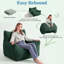 Corduroy Bean Bag Chair-1391379236