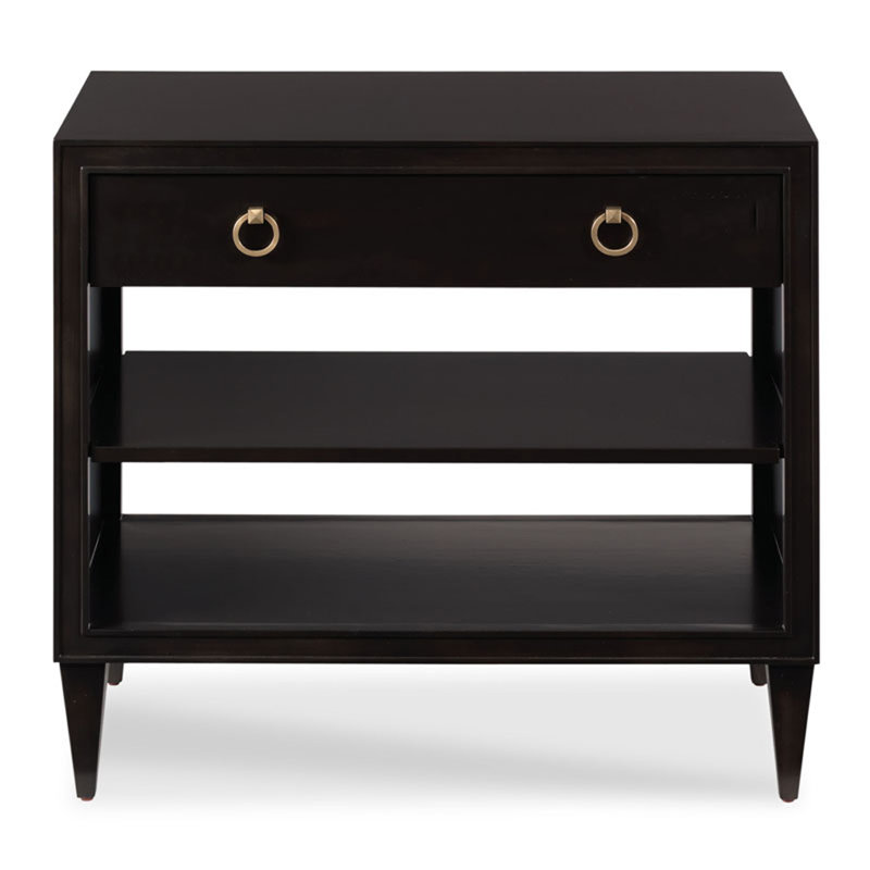 Table de chevet Adams, Noir