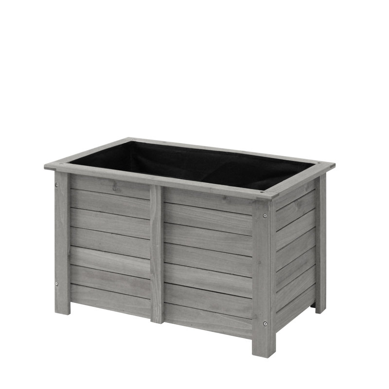 Boîte à fleurs en bois Humberwood, gris
