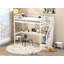Lit simple Gulnar avec bureau intégré