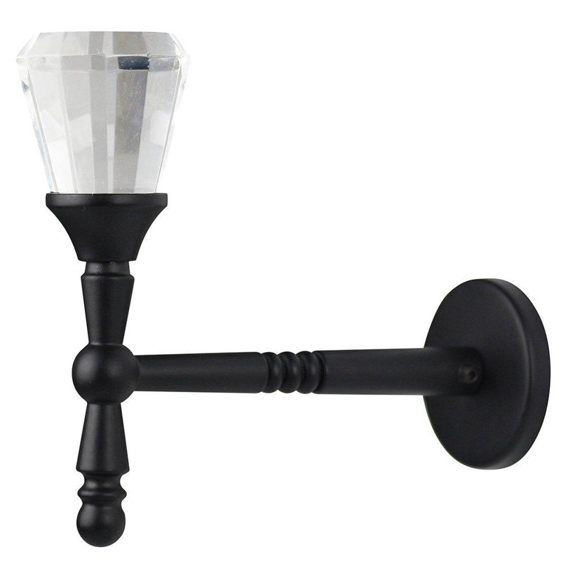 Symone Curtain Holdback, Black