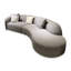 Canapé modulaire 2 pièces rembourré-108607810-108607811