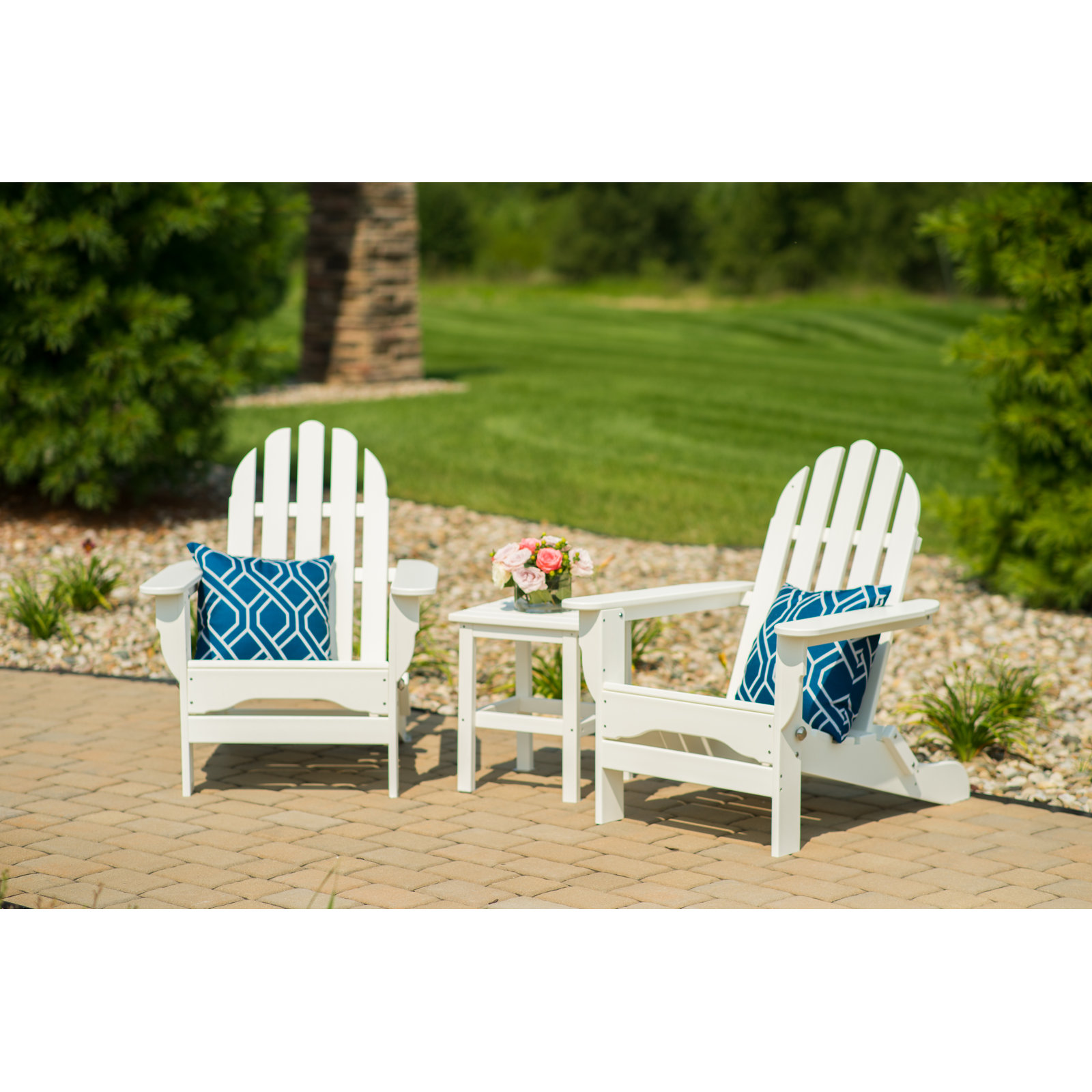 Leighton 2 - Person Patio Conversation Set, White