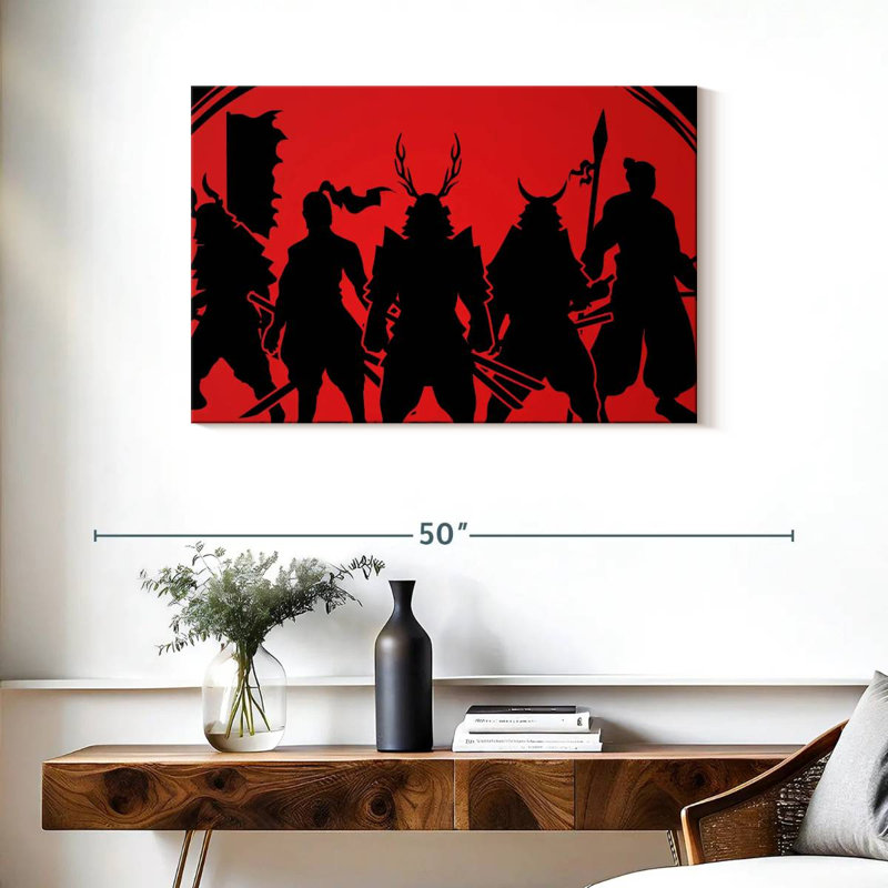 Leisha Samurai Warriors, 24" H x 36" W