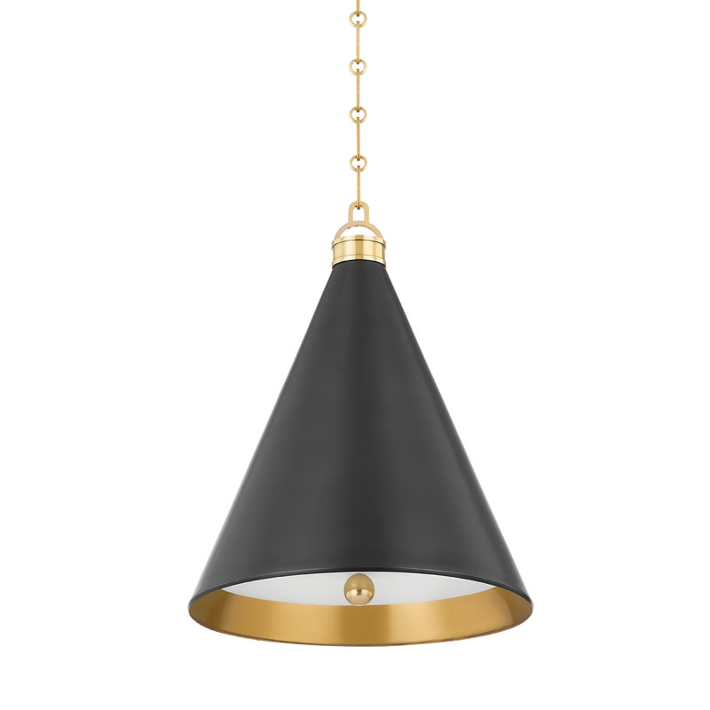 Luminaire suspendu OSTERLEY par Mark D. Sikes, H 19 po x l 15 po x P 15 po