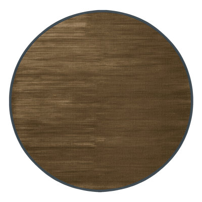 Machine Washable Solid Brown Area Rug