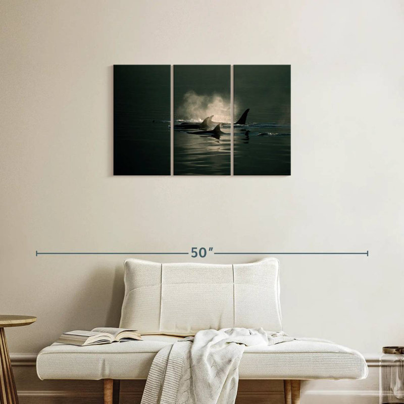 Brampt Orca Whale Pod, 20" H x 33" W