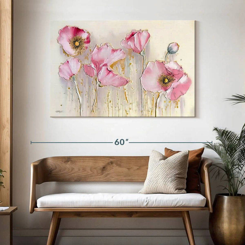 Coquelicots Harnek Spring, H 32 po x l 48 po