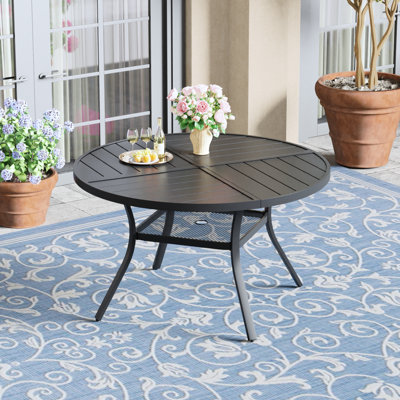 40.6’’ Outdoor Round Patio Dining Table