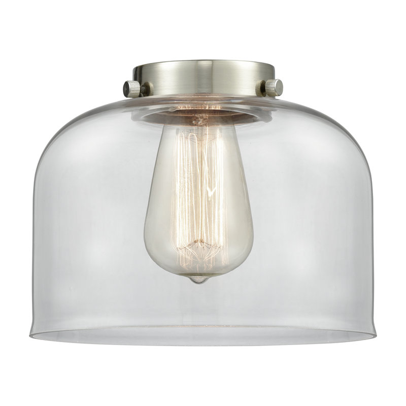 Plafonnier encastré 8 lumières Moody, Ampoule non incluse, Transparent, Or satiné