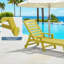 Chaise longue avec accoudoirs et roulettes Swann-131401523