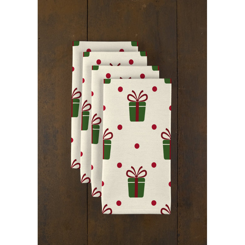 Polyester Abstract Square Napkin