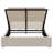 Upholstered Platform Bed In Beige With Ample Storage Space Dependable Hydraulic Option