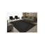 Tapis noir tissé à motif géométrique lavable Mosso-1937953536