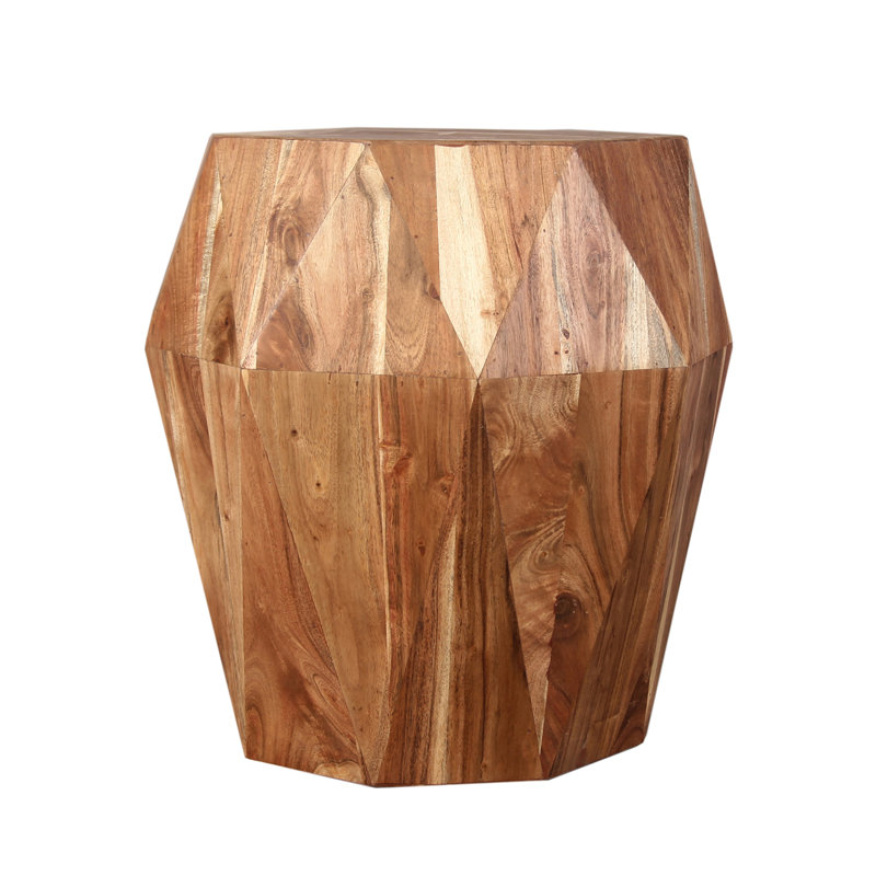 22 Inch Artisanal End Side Table