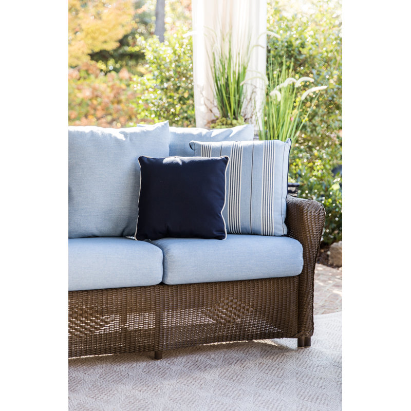 Reflections Outdoor 3 - Seat Patio Sofa, Ivory, Demo Stone