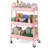 3-Tier Rolling Utility Cart with Locking Wheels, Metal Storage Organizer-106341451