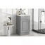 [Vidéo] Meuble-lavabo 18 po avec lavabo, meuble-lavabo avec tablette de porte et tablette réglable, gris-1617783226