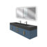 Ensemble de meuble-lavabo double mural 72 "avec miroir Nile