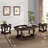 22'' Two Tone Round End Table,Solid Wood Sofa Side Table With Shelf,Living Room Corner Table Easy Assemble-2135276136-2116162804
