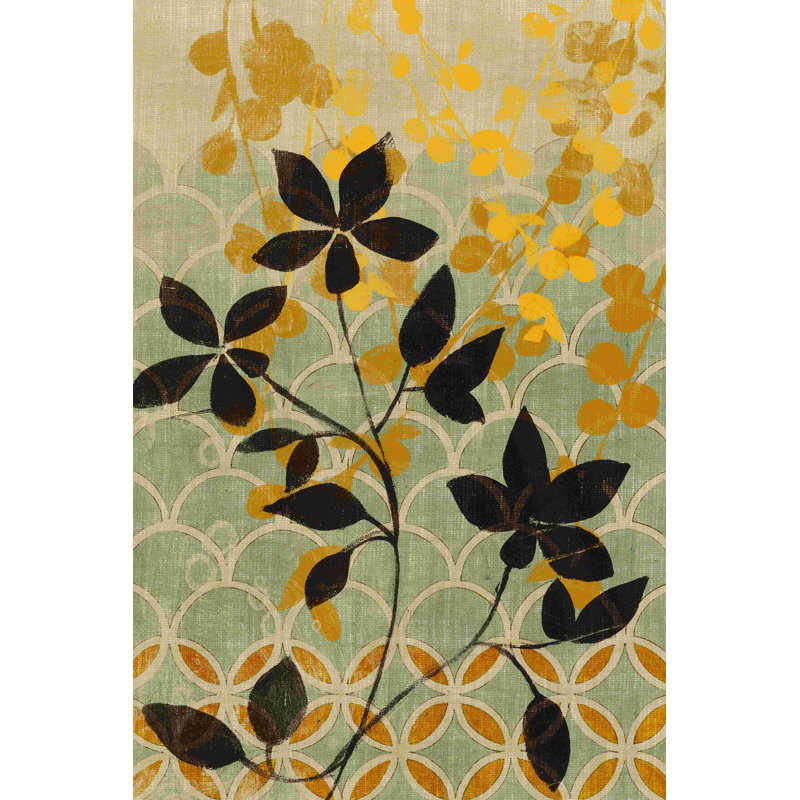 Feuilles - impression sur toile tendue, H 30 po x l 20 po