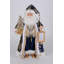 Lighted Midnight Blue Santa