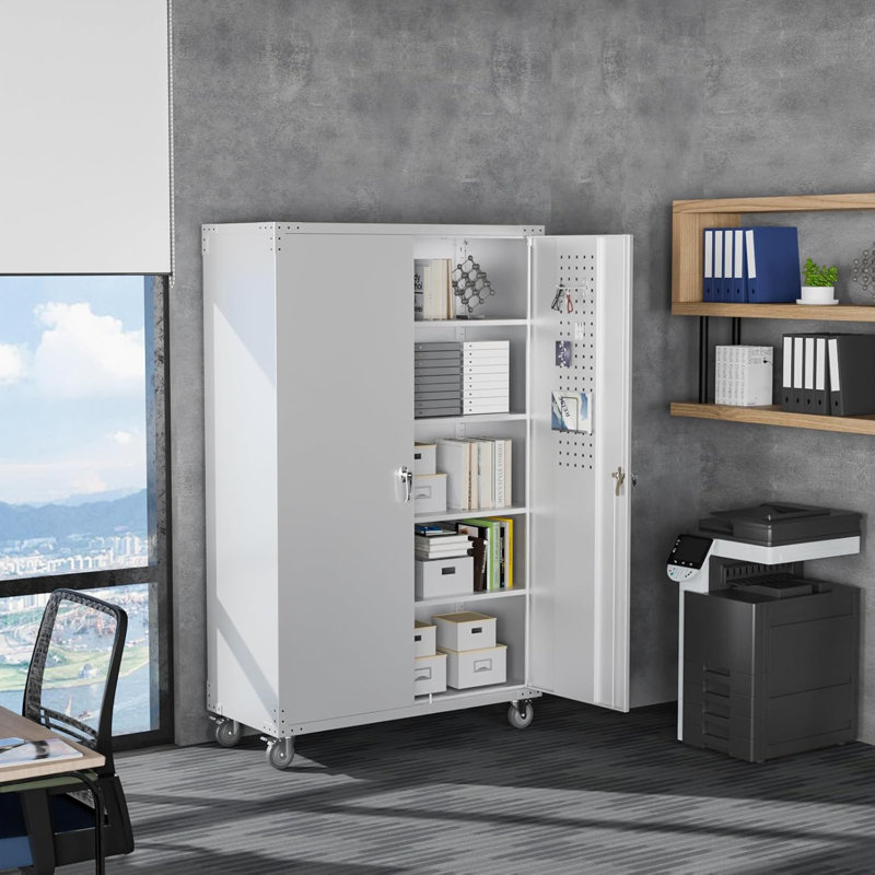 Armoire à outils sur roulettes , Gris