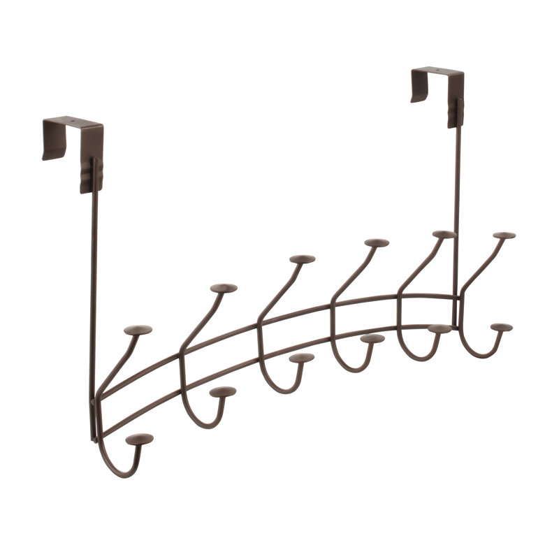 Windsor Metal Over-the-Door 12 - Hook Wall Mounted Coat Rack