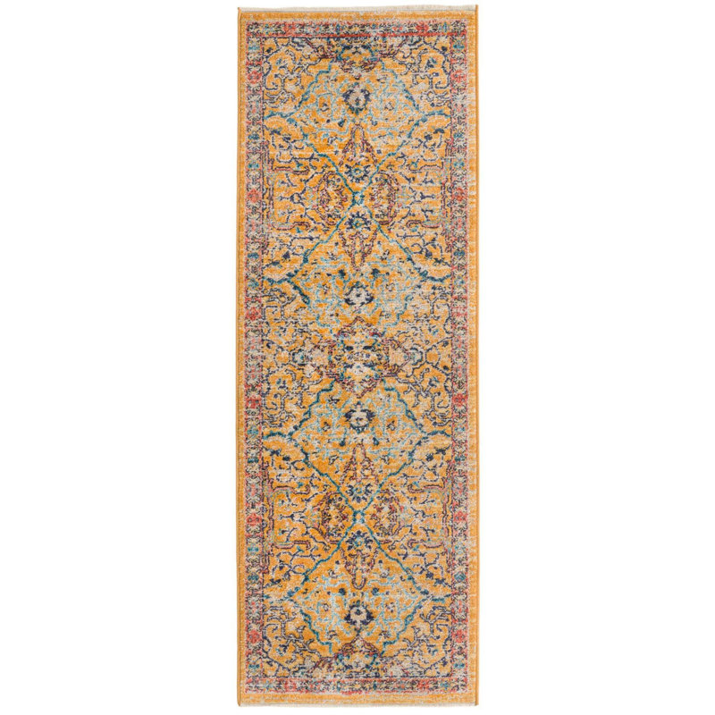 Alkire Floral Indoor Rug, Runner 2' x 8'