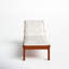 Chaise longue de patio en bois Cates