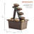 Grassmere Outdoor Weather Resistant Tabletop Fountain