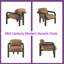 Chaise longue moderne avec accoudoirs arrondis - courbes sculpturales-249480593