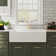 Grove 33" L X 18" W Rectangular Single Bowl Fireclay Farmhouse Kitchen Sink with Grid and Strainer