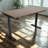 Skyscraper Electric Height Adjustable Standing Desk, Dual Motor and Digital Control with Memory, 60x30, Walnut Block Top with Black Frame-1076506108-1191903530