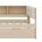 Wood Platform Bed with Storage Shelves, Drawers, Charging Station-724436196-723121477
