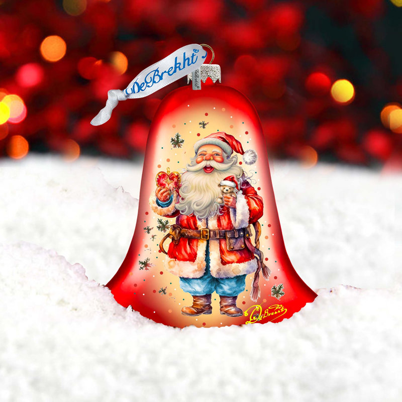 3.5'' Glass Hanging Figurine Ornament