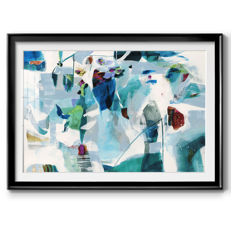 «The Things I Knew», impression encadrée avec biseau mat et verre, Noir, H 15 po x l 21 po x P 1,5 po