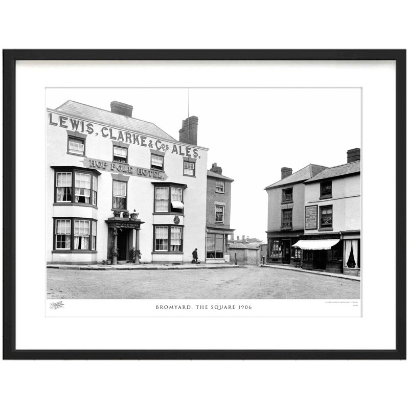 Bromyard, The Square 1906 by Francis Frith - Single Picture Frame Print, 45cm H x 60cm W x 2.3cm D