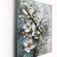 Horloge murale avec pommier blanc et or blanc Symphony II-1869141530